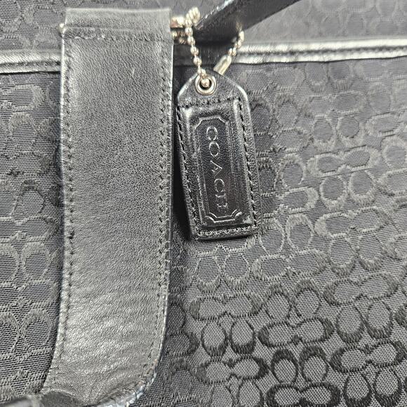 Coach "Hudson" Canvas Commuter Bag - Picture 4 of 6